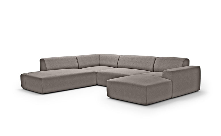 U-Sofa Nina links Leinen