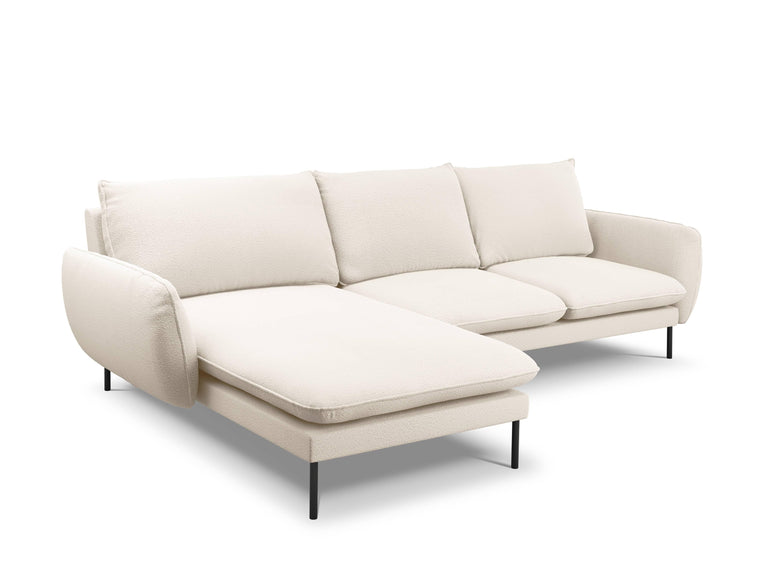 Ecksofa Vienna links Bouclé