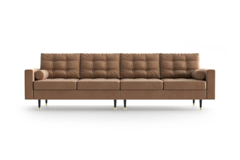 4-Sitzer-Sofa Aldo Samt