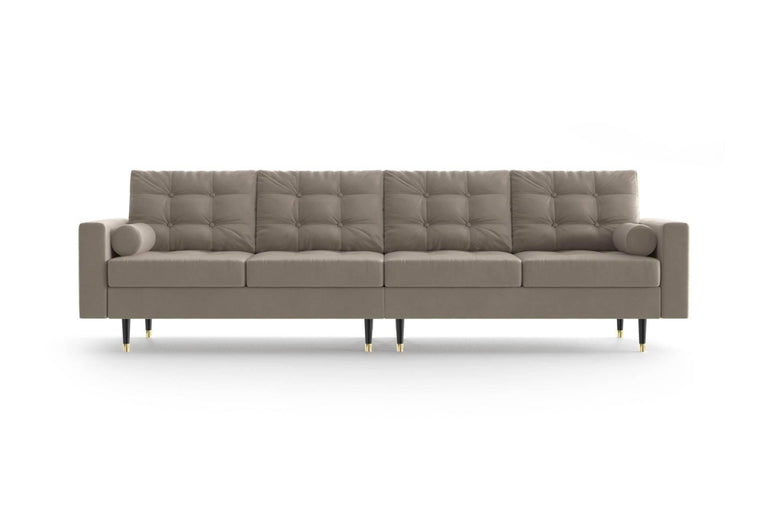 4-Sitzer-Sofa Aldo Samt