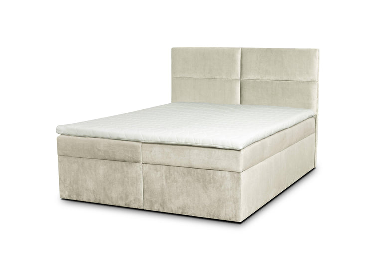 Boxspringbett Rio mit Stauraum Samt 160 x 200 cm