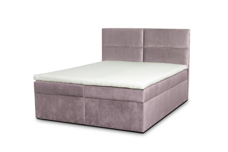 Boxspringbett Rio mit Stauraum Samt 160 x 200 cm