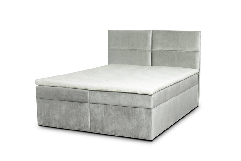 Boxspringbett Rio mit Stauraum Samt 160 x 200 cm