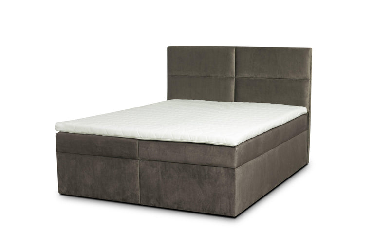 Boxspringbett Rio mit Stauraum Samt 160 x 200 cm