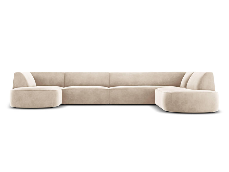 7-Sitzer Ecksofa Charles rechts Samt