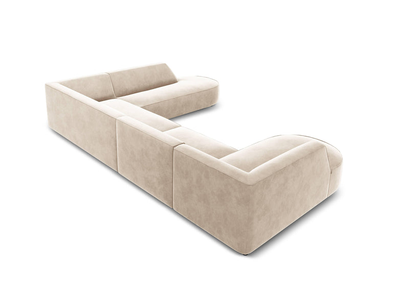 7-Sitzer Ecksofa Charles rechts Samt