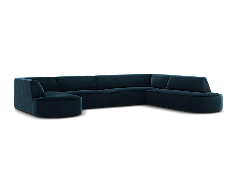 7-Sitzer Ecksofa Charles rechts Samt