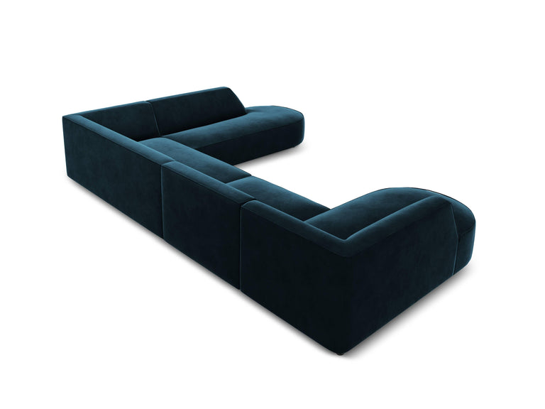 7-Sitzer Ecksofa Charles rechts Samt