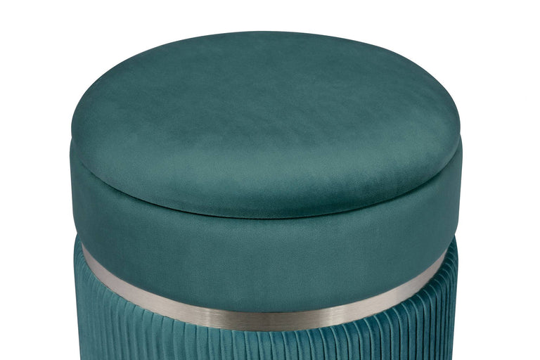 Set mit 2 Poufs Zora