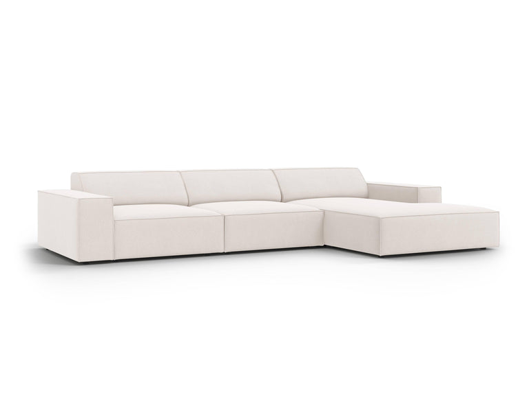 Modulares 4-Sitzer-Ecksofa Jodie rechts