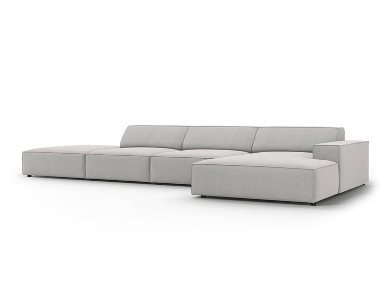 Modulares 5-Sitzer-Ecksofa Jodie rechts