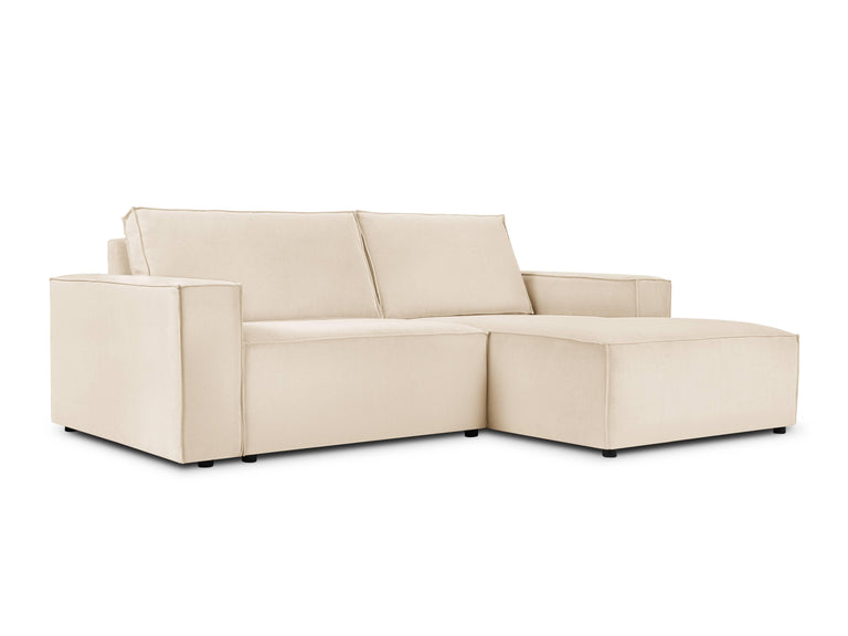 3-Sitzer-Ecksofa Carlo rechts Cord