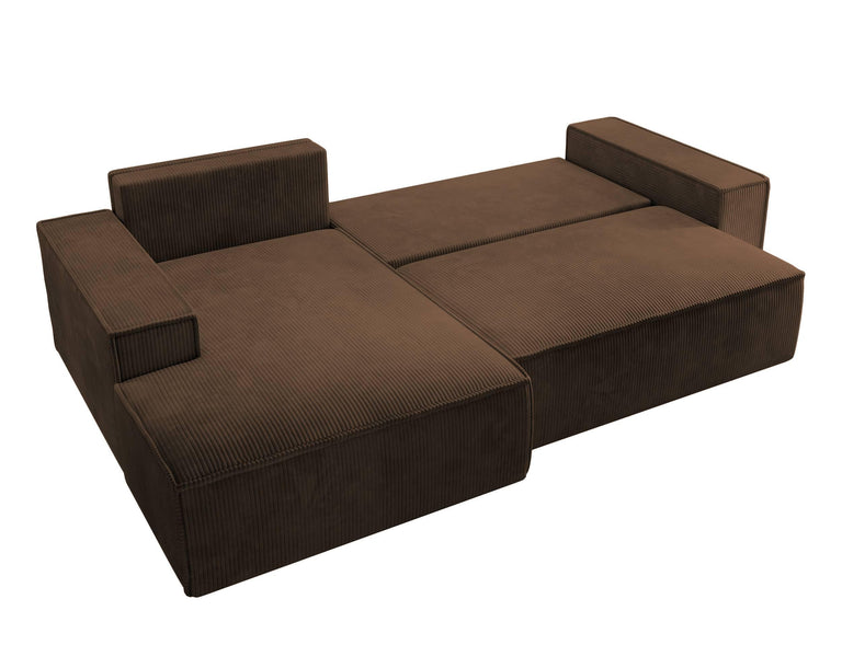 Ecksofa Galine New links Cord mit Schlaffunktion