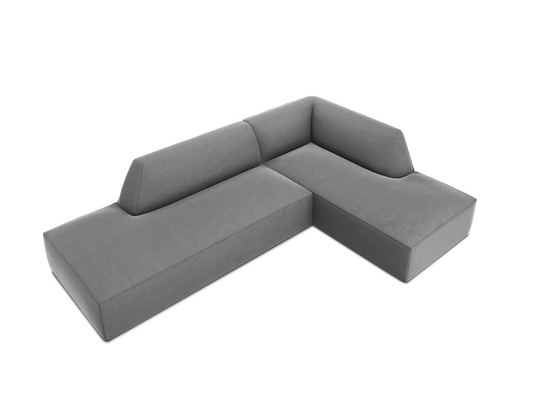 4-Sitzer Ecksofa Sao rechts Samt