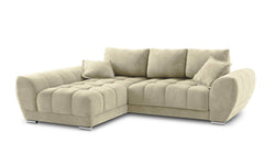 3,5-Sitzer-Sofa Nuage Samt links