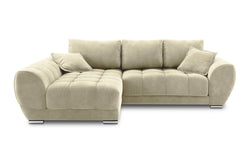 3,5-Sitzer-Sofa Nuage Samt links