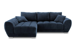 3,5-Sitzer-Sofa Nuage Samt links