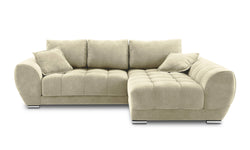 3,5-Sitzer-Schlafsofa Nuage rechts Samt