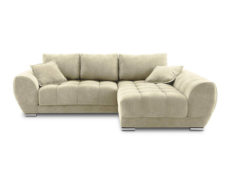 3,5-Sitzer-Schlafsofa Nuage rechts Samt