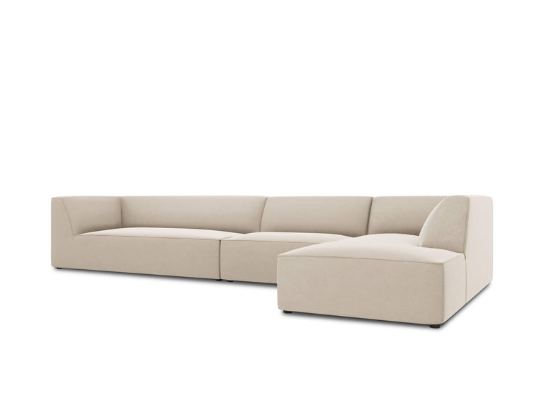 5-Sitzer-Ecksofa Sao rechts Samt