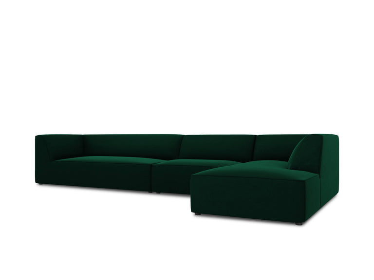 5-Sitzer-Ecksofa Sao rechts Samt